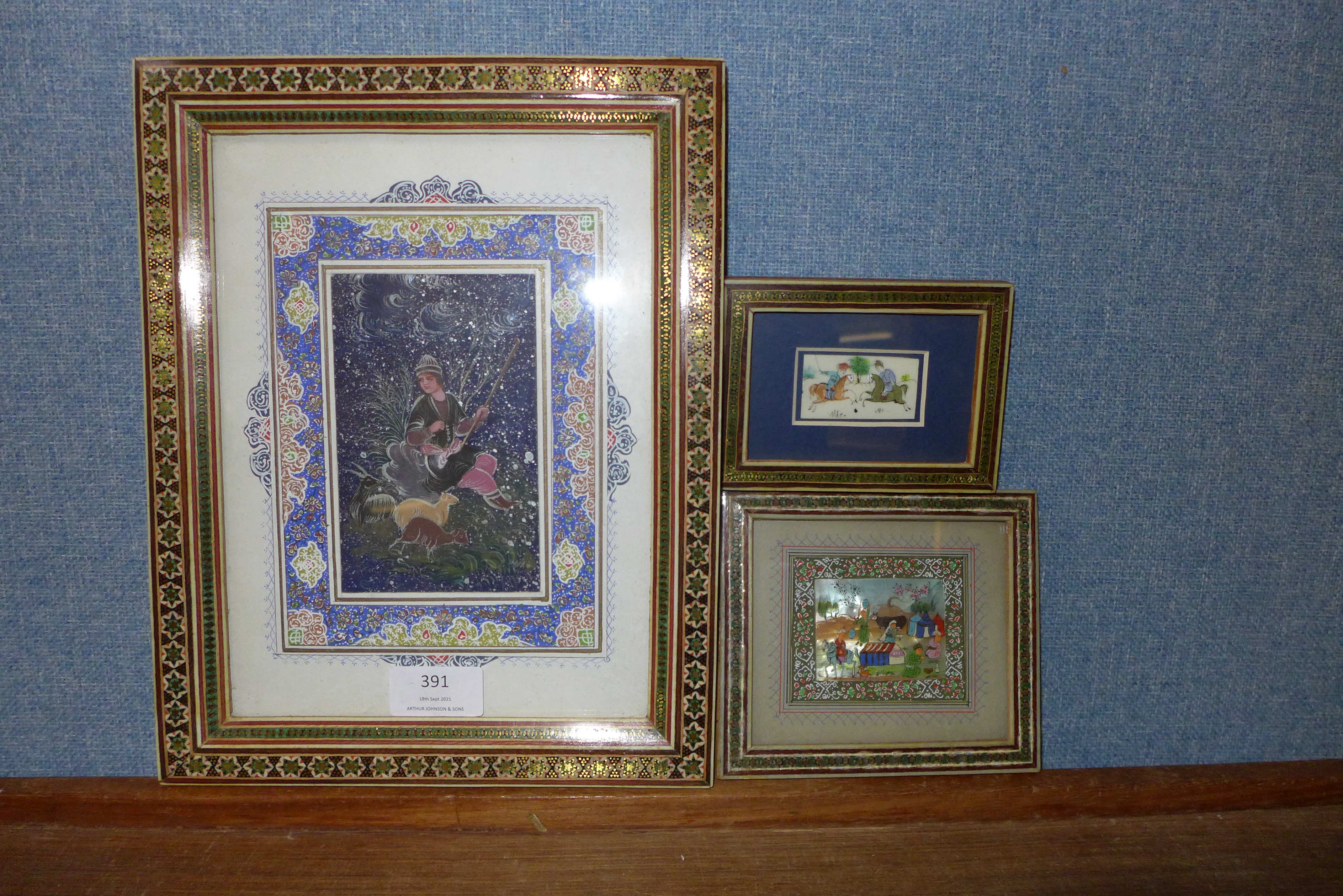 Three Indian paintings