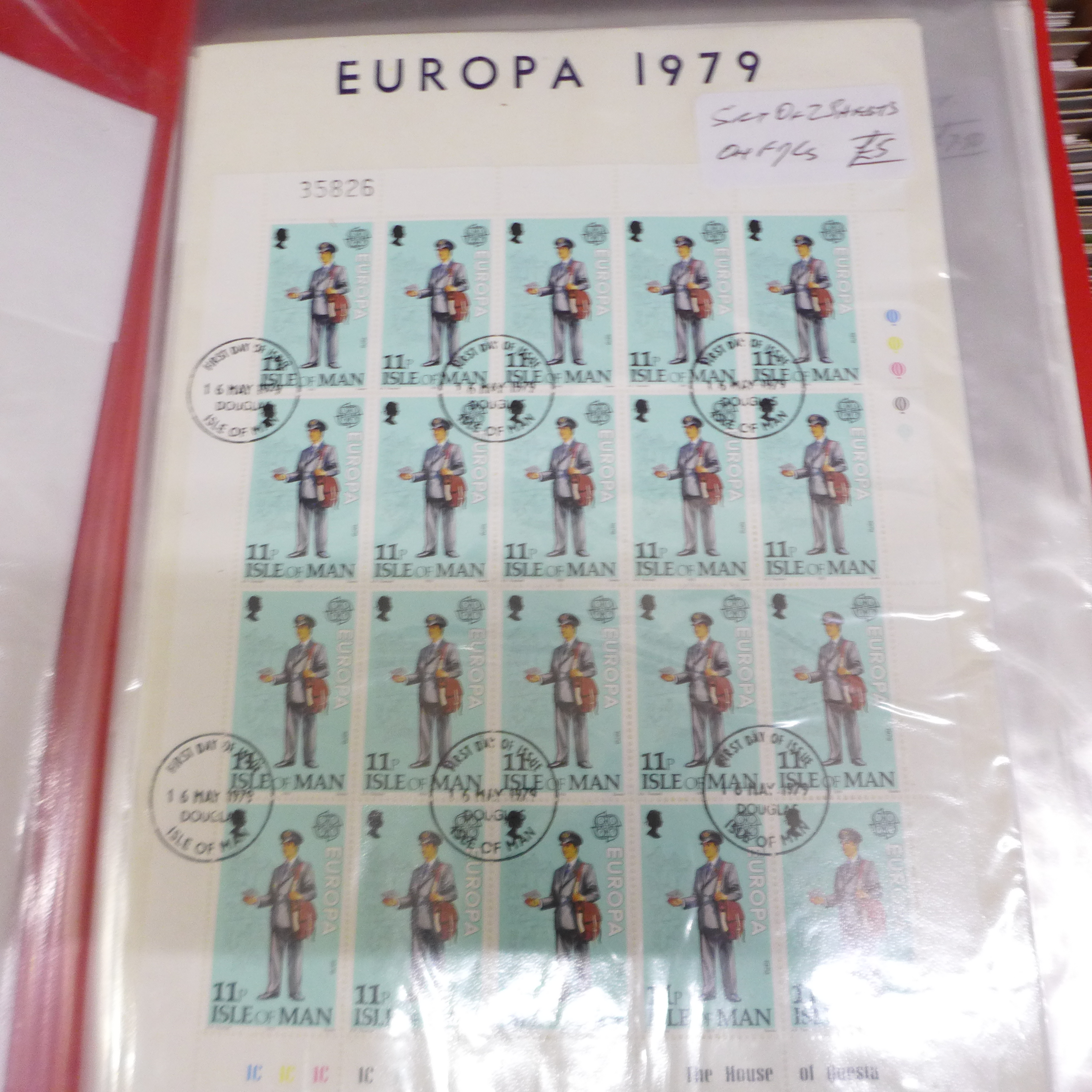 Stamps; Isle of Man sheets and sheetlets on first day covers in two files with 116 covers originally - Image 6 of 6