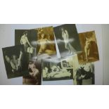 Forty-four erotic postcards, reproduction