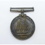 A Naval For Long Service and Good Conduct medal, 289749 S.A Sheppard Sto. P.O. H.M.S Victory