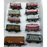Ten Bachmann model railway wagons
