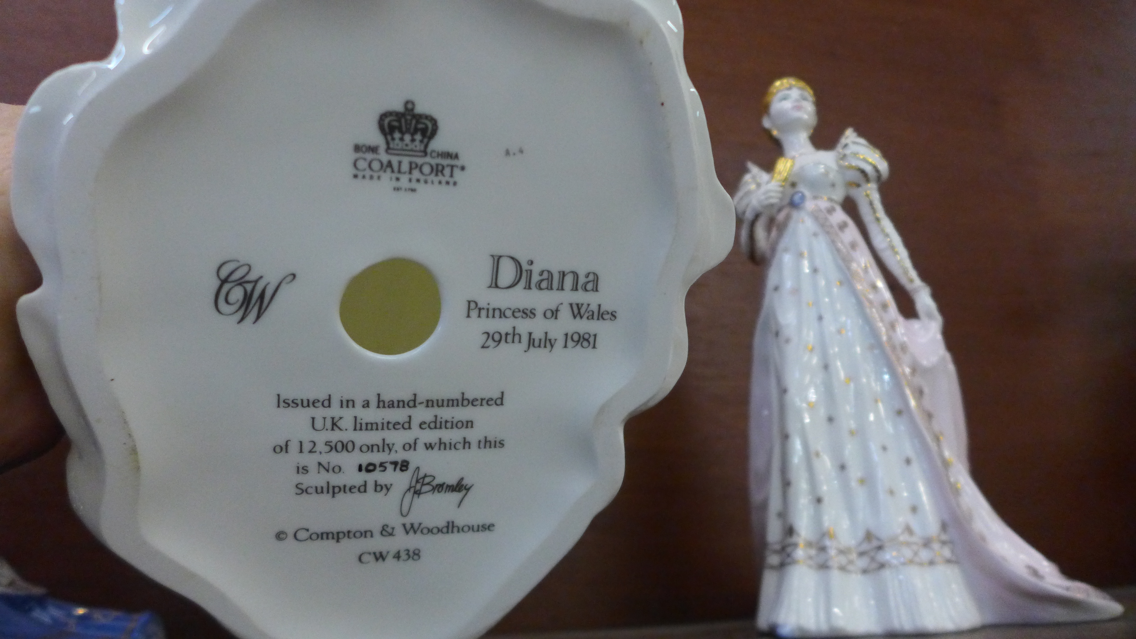 Three limited edition Coalport figures, Diana, Princess of Wales, Princess Turandot and Empress - Image 3 of 4