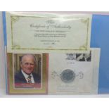 Benham cover, "HRH Prince Philip 95th Birthday", a Benham Specialist coin cover containing a 2016