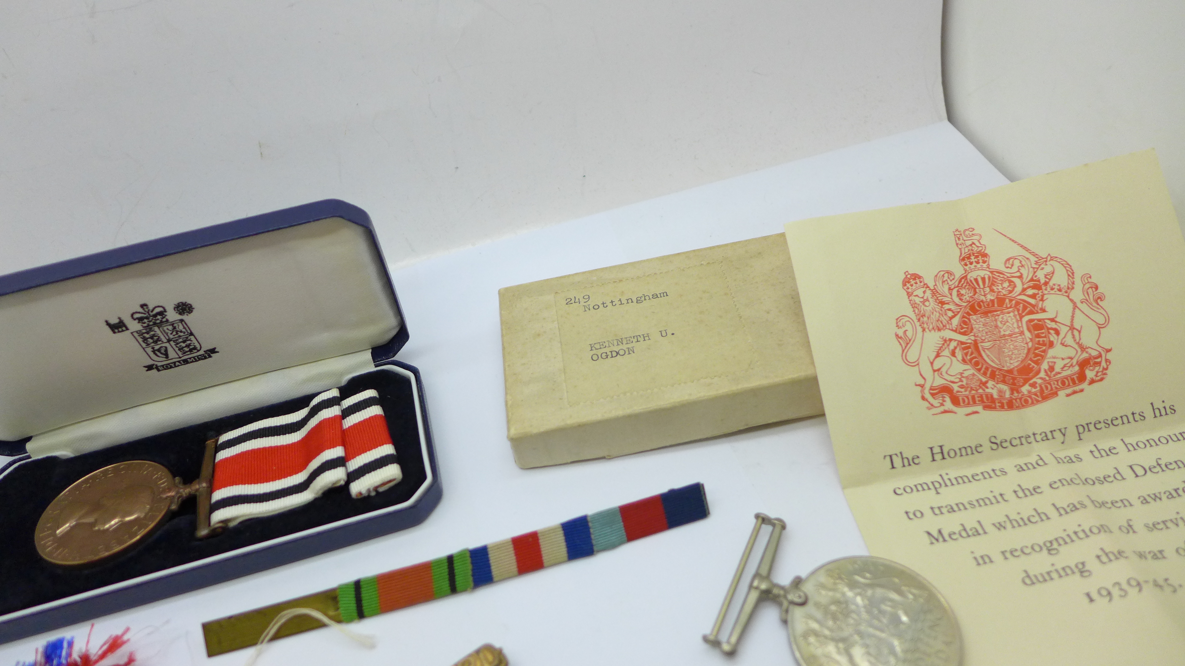 WWII medals and two Special Constabulary medals - Bild 4 aus 5