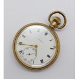 A plated pocket watch