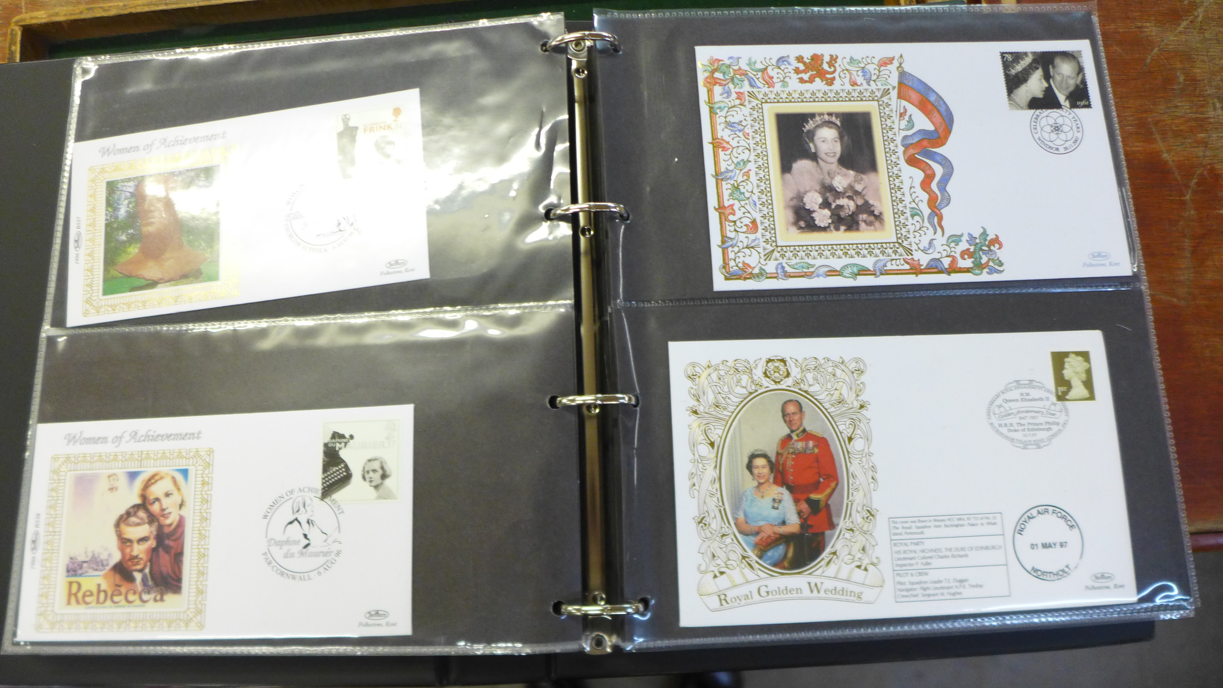 Four albums of First Day Covers including military and Benhams - Image 5 of 6