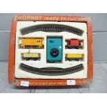 A Hornby Ready-To-Run starter railway set