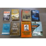 A collection of WWI and WWII books and other books including The Great Siege of Malta 1565, etc.