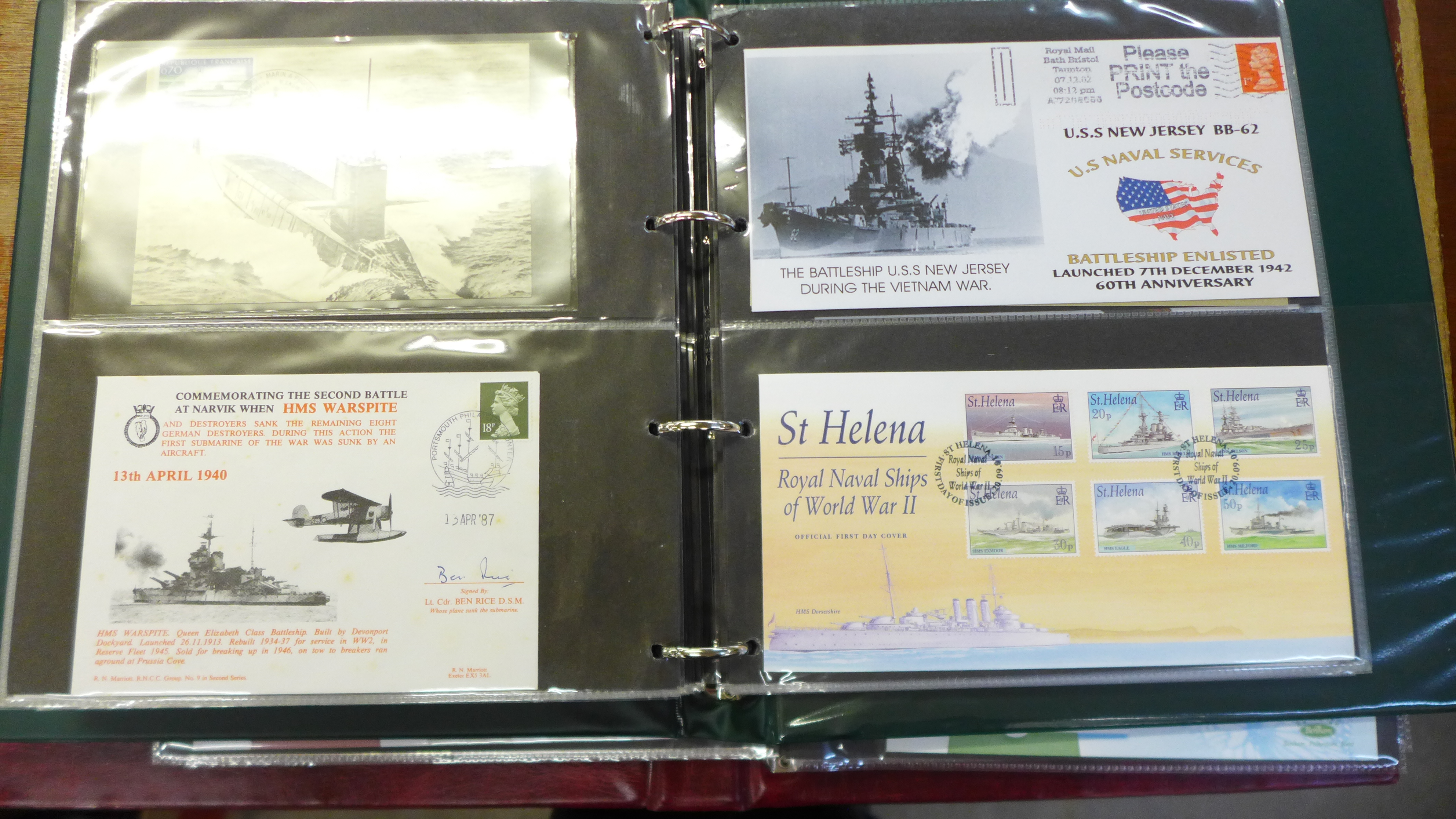 Four albums of First Day Covers including military and Benhams - Image 3 of 6