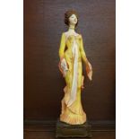 An Albany Fine China limited edition figure, La Demoiselle D'or, with certificate