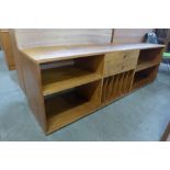 A Heals teak stereo cabinet