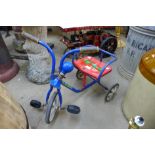 A vintage child's tricycle