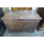 A George III elm mule chest