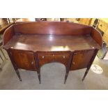 A George IV mahogany sideboard, manner of Gillows, Lancaster