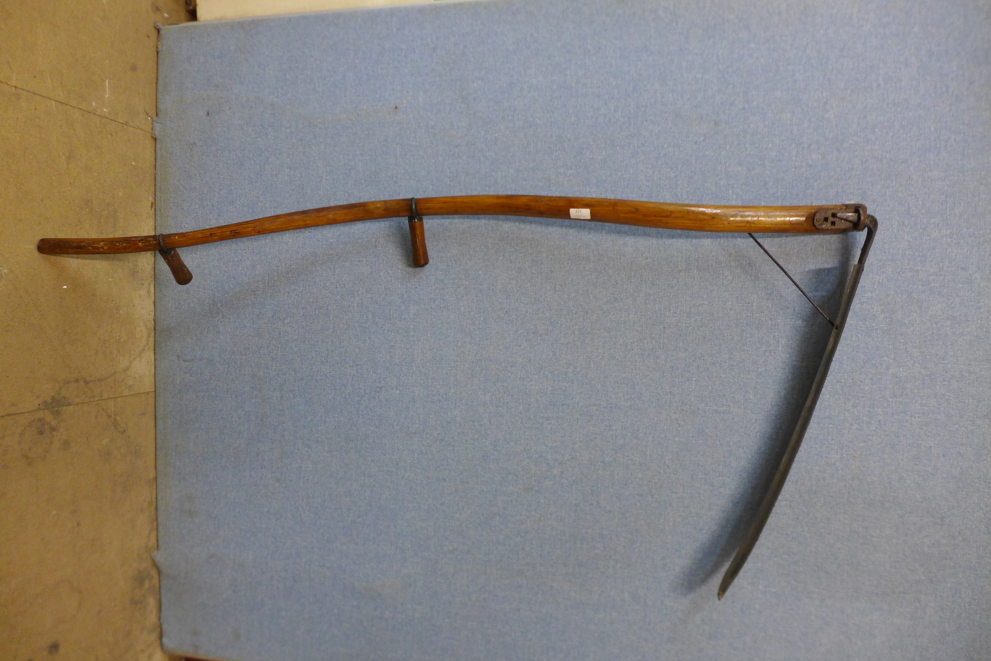 A vintage scythe