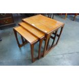 A G-Plan Quadrille teak nest of tables