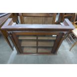 A Victorian mahogany table top display cabinet