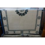 A large Chinese cream ground rug, approx. 360 x 276cms