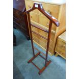 A beech gentlemans valet stand