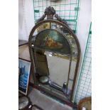 An American B. Altman & Co., New York gilt and hand painted mirror