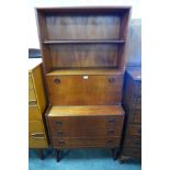 A teak bookcase