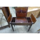 An Edward VII mahogany writing table