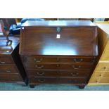 A George III mahogany bureau