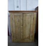 A Victorian pine housekeeper's cupboard