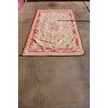 An Abusson cream ground hand knotted rug, 237 x 149cms