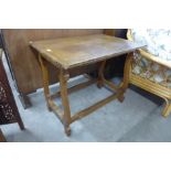 A 19th Century French oak kitchen table