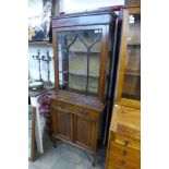 An Edward VII inlaid mahogany display cabinet