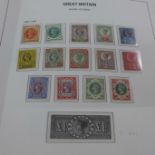 Stamps;-Great Britain 1887-1988 mint collection in a boxed Davo album including Queen Victoria