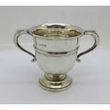 A small silver trophy, Birmingham 1937, 58.6g