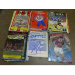 Football programmes; 60 League programmes for games involving clubs no longer in the League