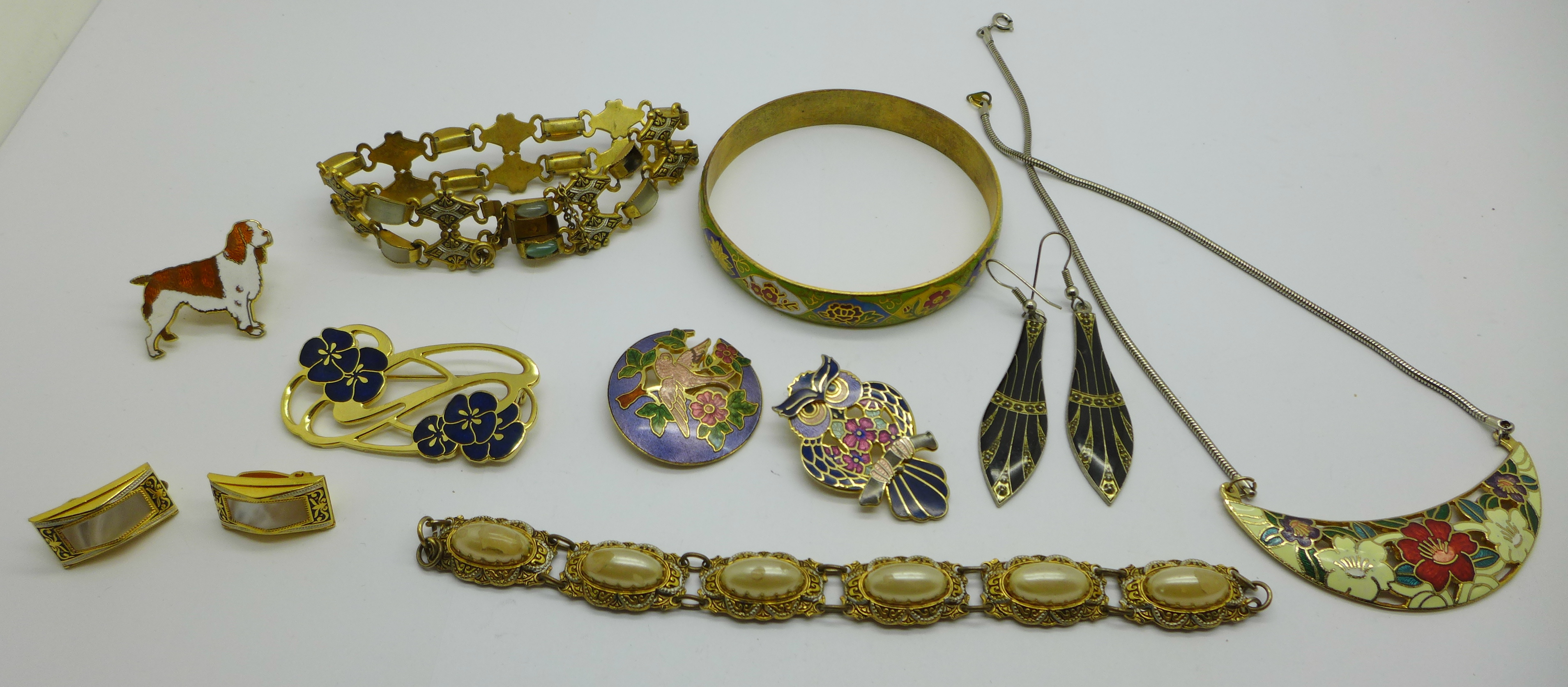Cloisonne and Toledo jewellery
