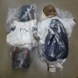 Two vintage dolls **PLEASE NOTE THIS LOT IS NOT ELIGIBLE FOR POSTING AND PACKING**