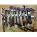 A collection of wristwatches