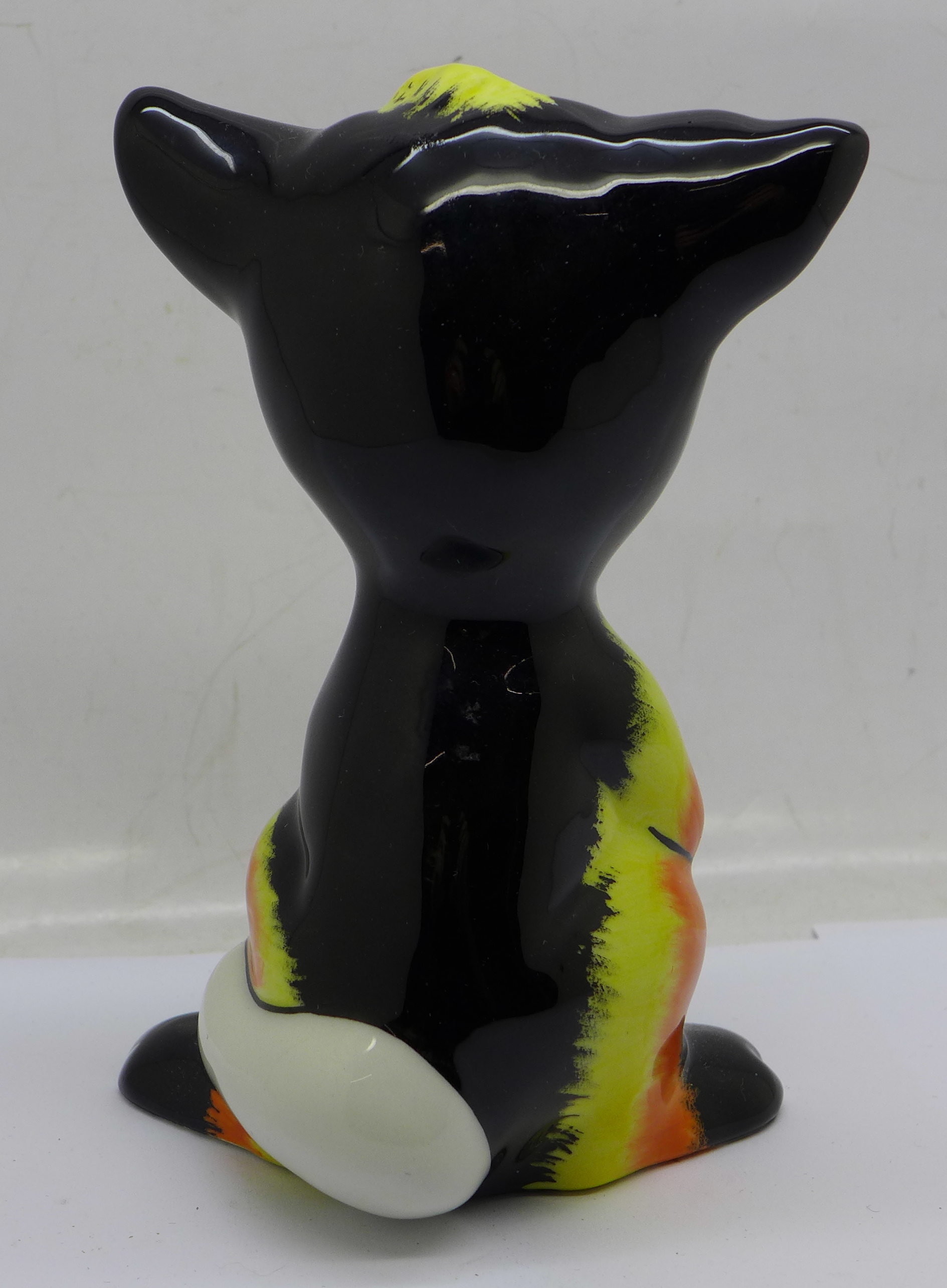 Lorna Bailey, a Cat holding a mouse, signed by Lorna Bailey on the base, 13.5cm - Image 2 of 3