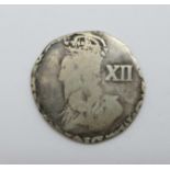 A Charles I silver shilling