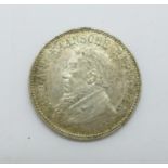 A South African 2½ shillings coin, 1896