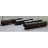 Four OO gauge Mainline railway carriages