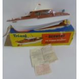 A Tri-ang Derwent (electric) 14" Cabin Cruiser, boxed