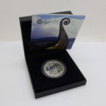 The Royal Mint 1017-2017 King Canute £5 silver proof coin, boxed