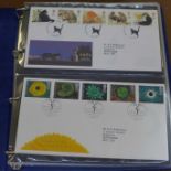 Stamps; GB first day covers from the period 1995 to 2007 in album, 64 covers with typed address