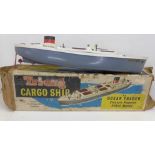 A Tri-ang Cargo Ship, M.S. Ocean Trader electric ship, boxed