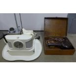 A teasmade and a Bakelite hairdryer **PLEASE NOTE THIS LOT IS NOT ELIGIBLE FOR POSTING AND PACKING**