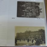 An album of 140 postcards, Edwardian and later, includes photographic