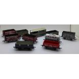 Ten Bachmann OO gauge railway wagons