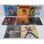 Eight Cliff Richard EP's with picture sleeves
