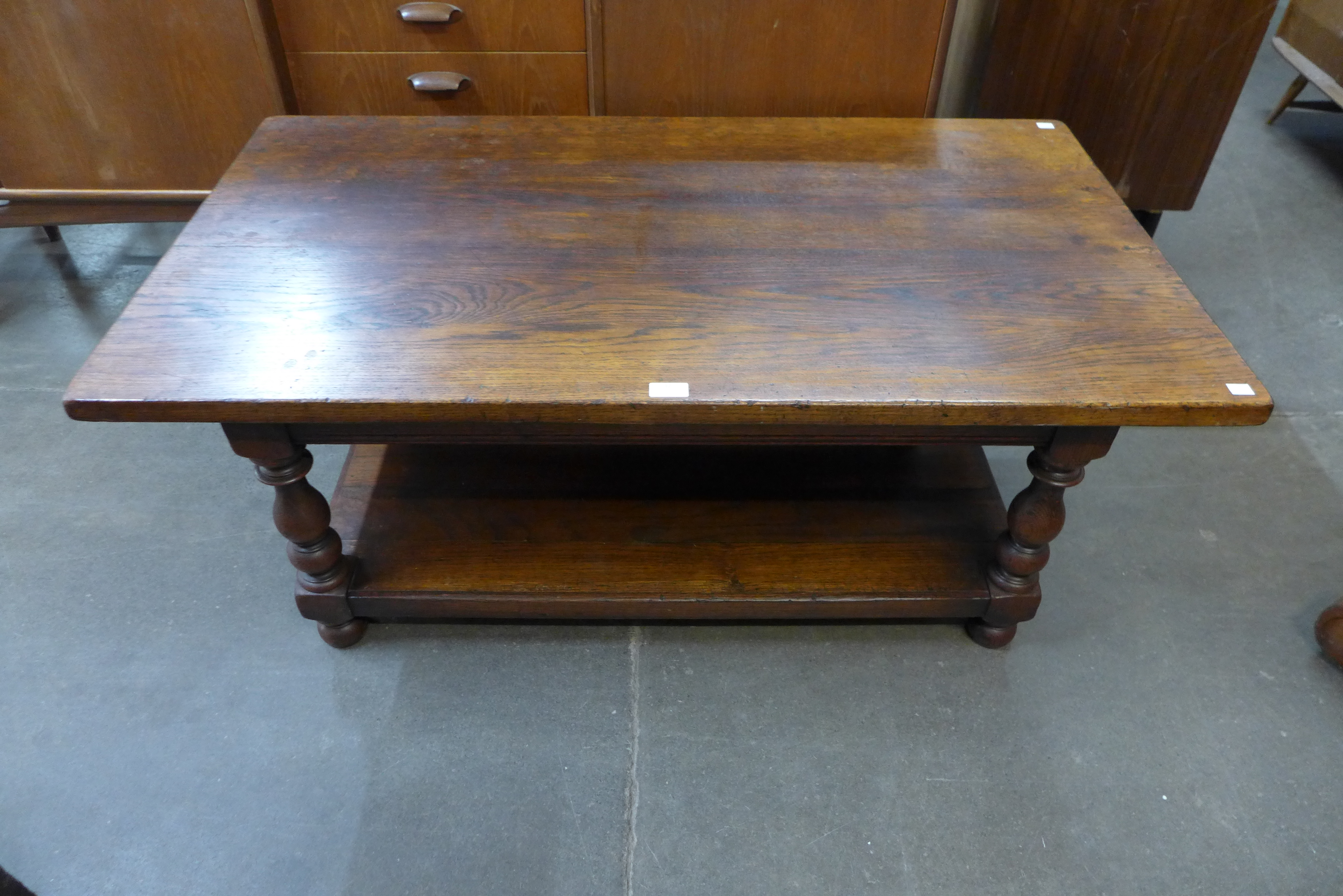 A Titchmarsh & Goodwin Ipswich oak coffee table